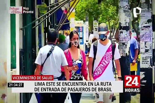 Minaya sobre variante brasileña: Lima Este tiene 64% de casos de positividad