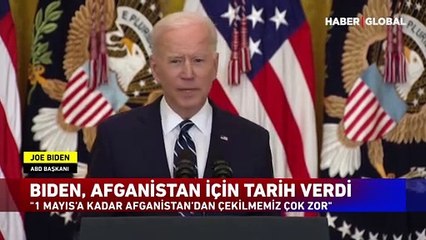 Biden ilk basın toplantısını yaptı! Afganistan için tarih verdi, Trump'a yüklendi