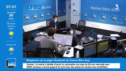 La matinale de France Bleu Azur du 26/03/2021