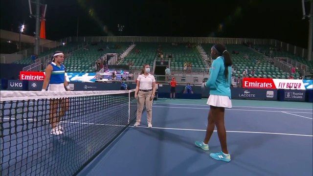 Sevastova comes from a set down to beat Coco Gauff in Miami Open second round