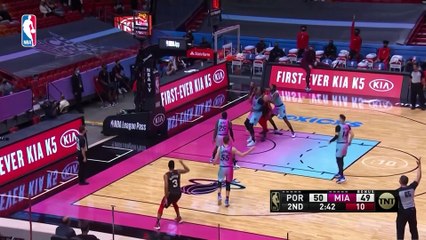 Blazers hold off short-handed Heat 125-122