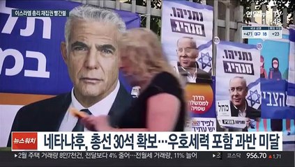 네타냐후, 백신 속도전 과시했지만 재집권 '빨간불'