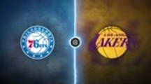 Lakers fall to four-game losing streak in loss to 76ers