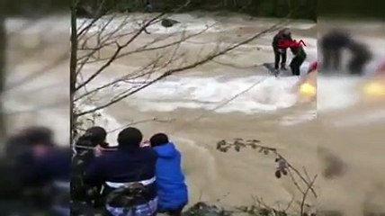 Derede can pazarında, kurtarılan sürücü konuştu: O taş olmasaydı yoktuk