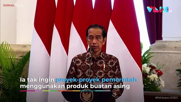 Presiden Jokowi Larang Pejabat Pemerintah Pakai Produk Asing