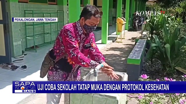 Sekolah di Pekalongan Gelar Uji Coba KBM Tatap Muka, Siswa Tak Boleh Keluar Kelas