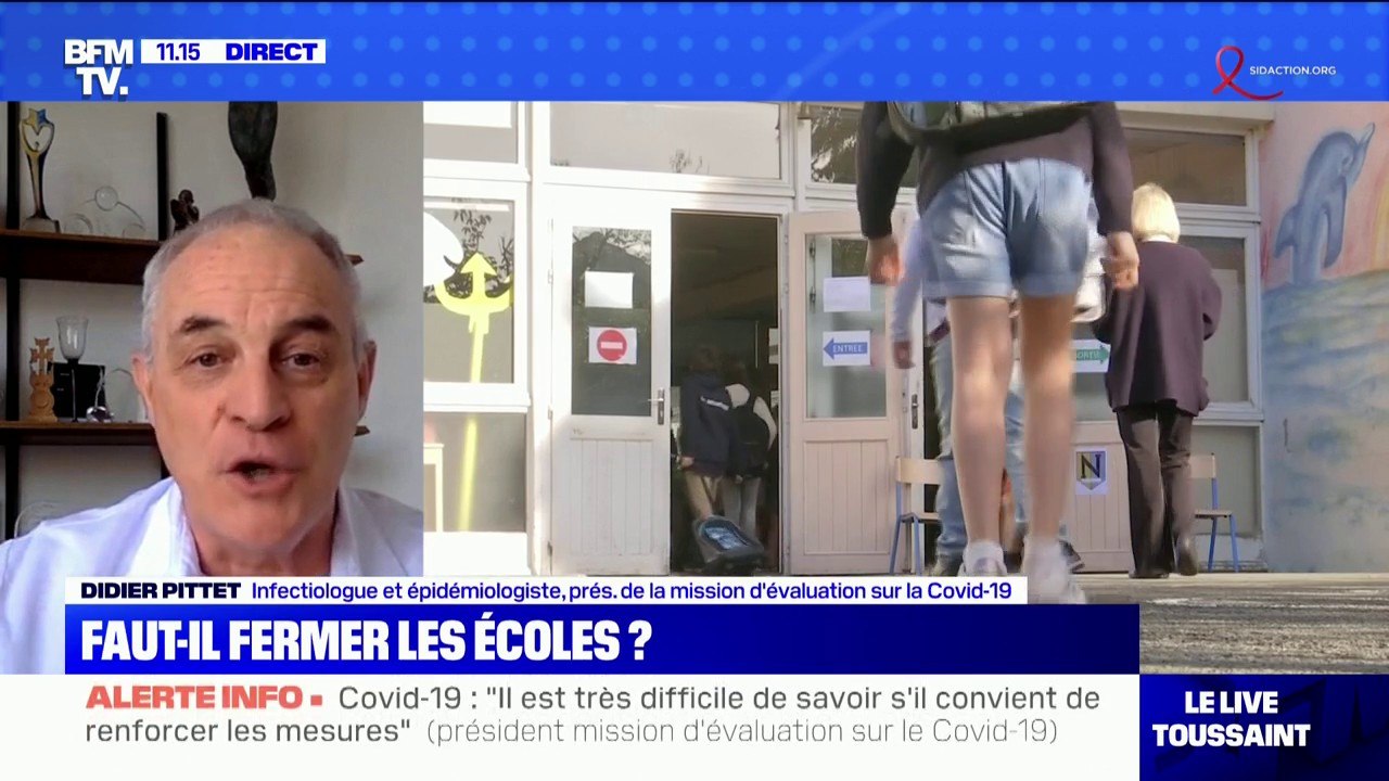 Didier Pittet (infectiologue): "Probablement, le prix à payer pour garder les écoles ouvertes mérite la peine"