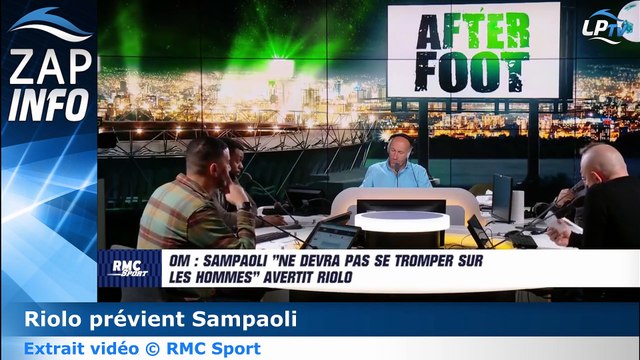 OM Zap : Riolo prévient Sampaoli