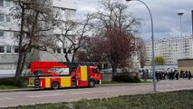 Evacuation du centre des impôts de Troyes