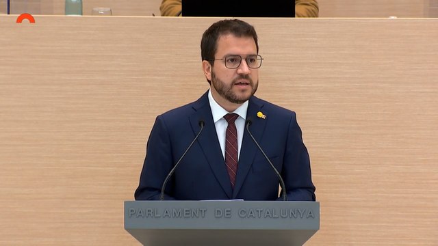 Pere Aragonès: Hoy, en este Parlament, somos una amplia mayoría como nunca antes a favor de la independencia de Catalunya