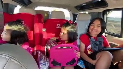 Ryan's T-REX Dinosaur In Real Life Drive Thru Adventure!!!