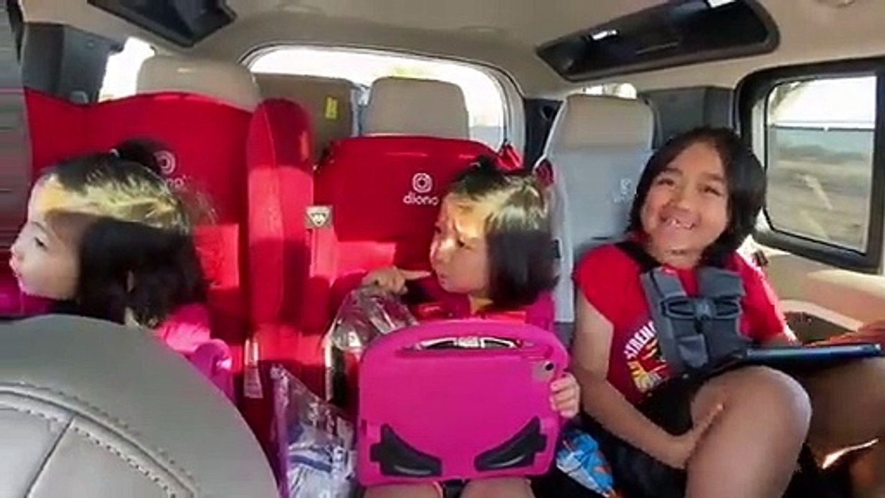 Ryan's T-REX Dinosaur In Real Life Drive Thru Adventure!!!