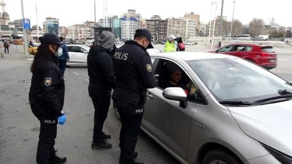 Taksim'de helikopter destekli "Yeditepe huzur uygulaması" yapıldı