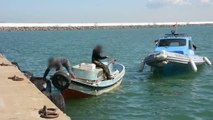 Yasak bölgede tekneyle balık avlayan iki kardeşe idari işlem uygulandı