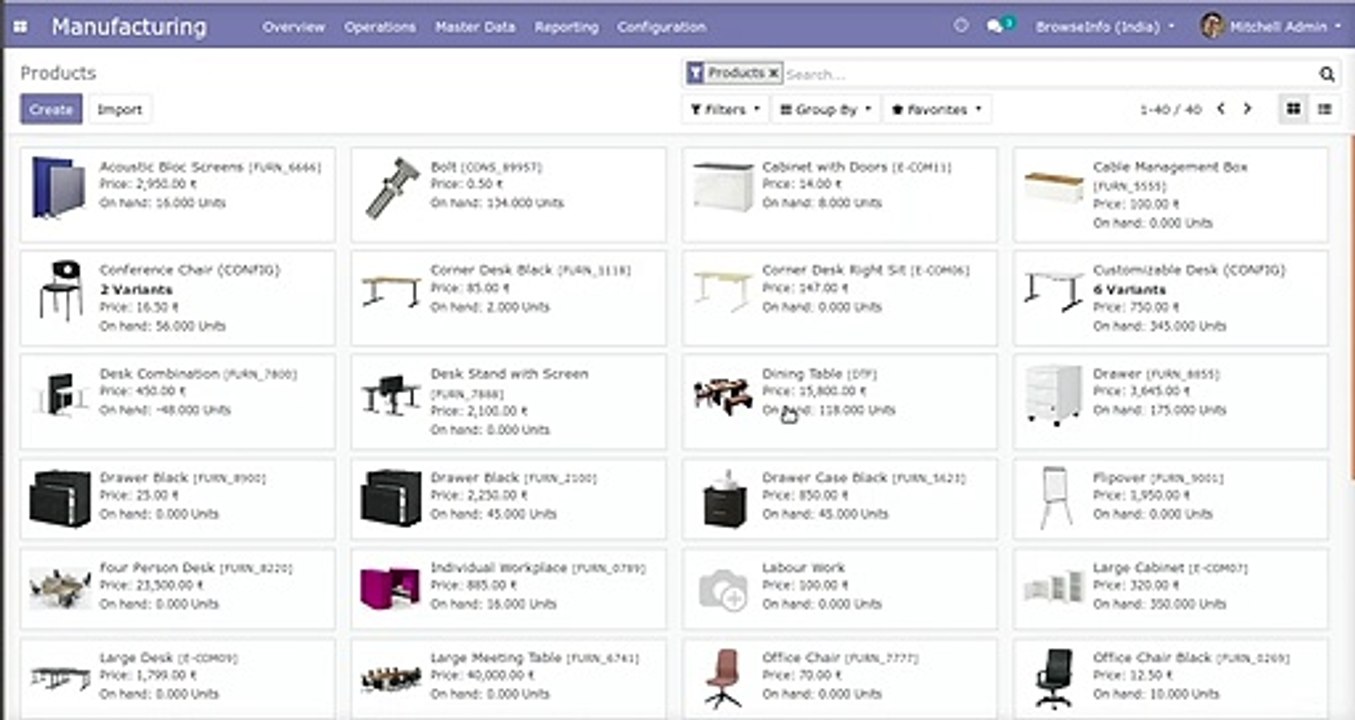How to Calculate Manufacturing Process Costing with Accounting Entry | Odoo