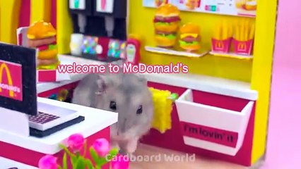 ❤️Make McDonalds Bedroom from Cardboard ❤️ Cardboard House# 7
