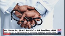 Junior doctors at KATH threaten to strike over unpaid six months salary - News Desk on JoyNews (26-3-21)