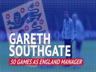 Gareth Southgate - 50 games as England manager