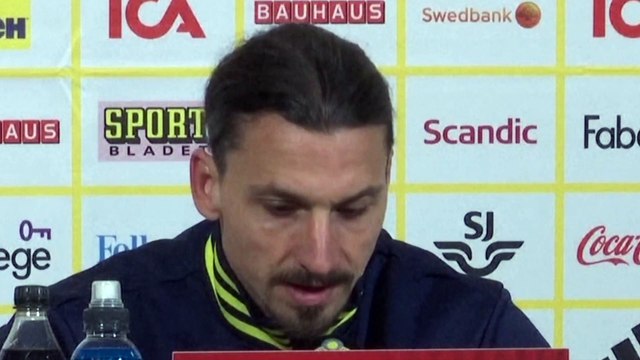 Football - Zlatan Ibrahimovic press conference after Sweden 1-0 Georgia