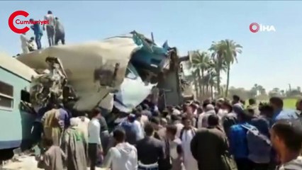 Mısır'da tren kazası: 32 ölü, 66 yaralı