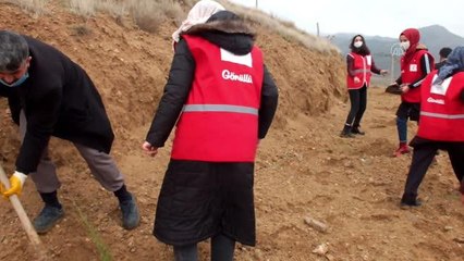 Keban Genç Kızılay'dan ağaç dikme etkinliği