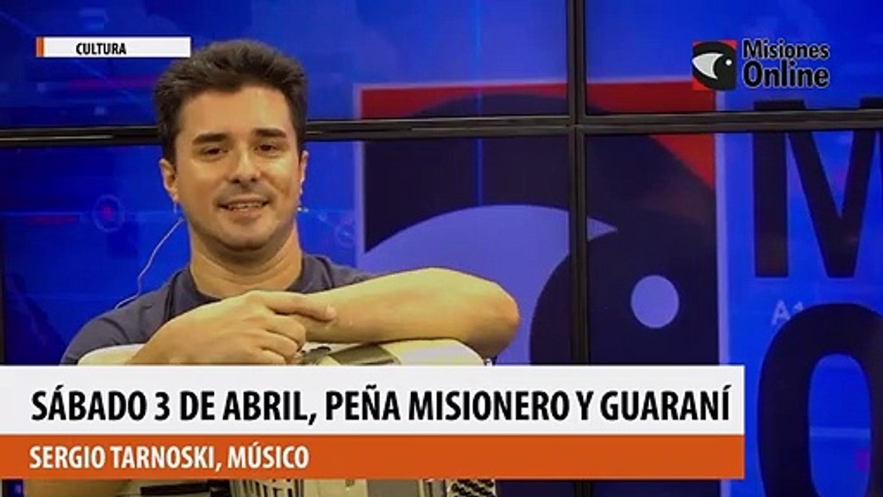 Sábado 3 de abril, peña misionero y guaraní