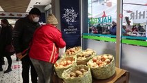 Halk Ege Et'te kilosu 50 kuruşa satılan soğan ve patates büyük talep gördü