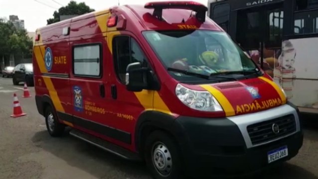 Motociclista e condutor de Gol se envolvem em acidente na Avenida Carlos Gomes