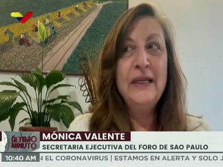 Secretaria Ejecutiva del Foro de Sao Paulo: En tiempos de pandemia es fundamental que los pueblos del mundo estemos juntos en rechazo al capitalismo