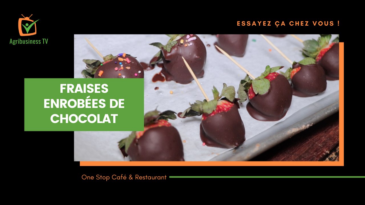 Essayez-ça chez vous : Fraises enrobées de chocolat