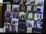 RTG - 30ème sommet du forum des chefs d’Etat du mécanisme africain d’évaluation par les pairs (MAEP) en présence du premier ministre du Gabon par visio-conférence