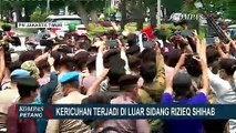 Simpatisan Rizieq Shihab Paksa Masuk Pengadilan Negeri Jaktim