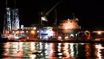 تعطل حركة الملاحة بقناة السويس لليوم الرابع بعد جنوح سفينة ضخمة
