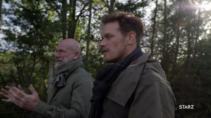 "Men in Kilts" Exclusive Clip: Sam Heughan Reunites with "Outlander" Co-Star