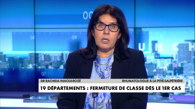 Dr Rachida Inaoui-Rozé sur le nouveau protocole dans les écoles : Il y a beaucoup d'auto-satisfaction qui m'inquiète, de vouloir être exemplaire quand on ne l'est pas