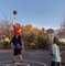 Two Guys Show Off Balancing Skills While Performing Mind Blowing Basketball Trickshots