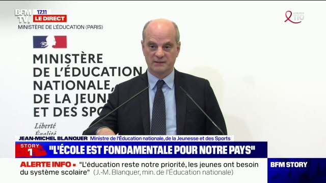 Jean-Michel Blanquer: D'ici à la fin du mois d'avril, la vaccination pour les professeurs pourra commencer à se déployer