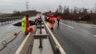 Batı Karadeniz bağlantı yolundaki çökme nedeniyle yol trafiğe kapatıldı