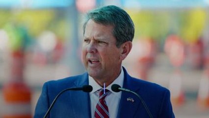 下载视频: Georgia Gov. Kemp Signs Controversial Election Bill Amid Protest