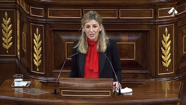 Yolanda Díaz se despide de Pablo Iglesias con una cita de Albert Camus