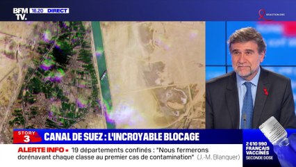 Story 4 : Blocage du Canal de Suez, le commerce mondial menacé - 26/03