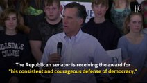 Mitt Romney Receives John F. Kennedy Profile In Courage Award