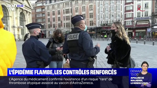 Covid-19: les contrôles de police s'intensifient dans les 19 départements confinés