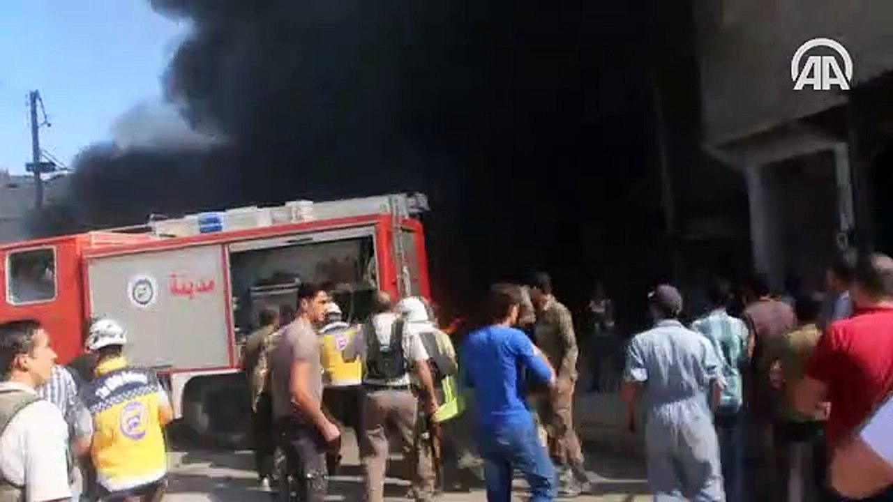 Azez'de patlama