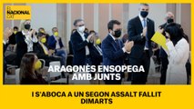 Aragonès ensopega amb Junts i s'aboca a un segon assalt fallit dimarts