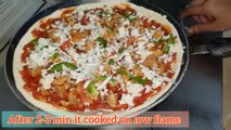 Tawa Pizza Recipe | Recipe with English Tittles | Tawa Pizza without Oven  |Good Eats