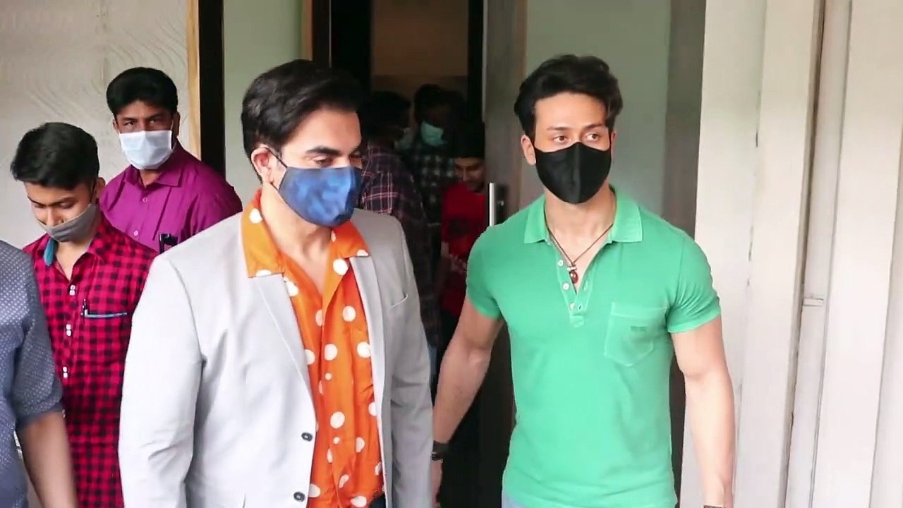 Tiger Shroff shooting for Quplays Pinch Season 2 with Arbaaz Khan