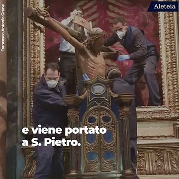 Il Crocifisso di San Marcello in Vaticano per la pandemia