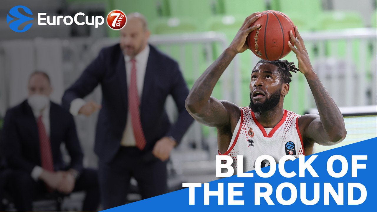 7DAYS EuroCup Block of the Round: Mattias Lessort, AS Monaco