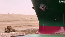 Suez Canal blocked by 400m-long giant ship, causing pile-up of at least 100 vessels